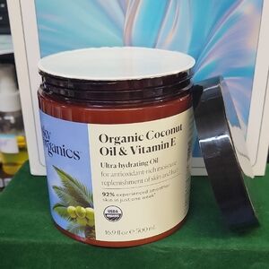 Organic Coconut Oil & Vitamin E 500ml New Sealed Jar